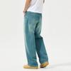 New Spring Style Men's Jeans Loose Straight Wide-leg Pants