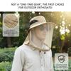 Men Mosquito Proof Sun Hat With Face Cover Summer Outdoor Fishing Bucket Neck Flap Anti Uv Breathable Shade Cap Camping Hiking