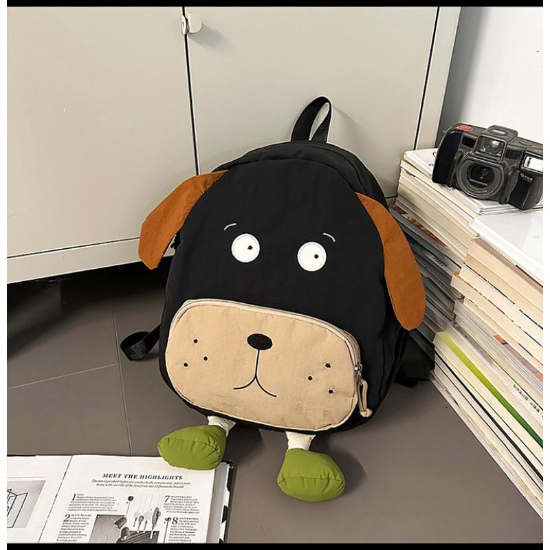 

Korean version ins new high-value funny silly puppy backpack grade light travel large-capacity backpack