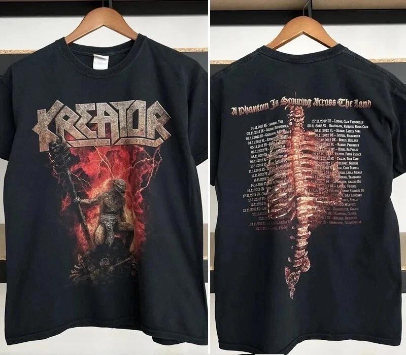 New Thrash Metal Kreator Band 2 Sides Black Cotton S to 5XL Tee Shirt S