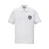 Simple Versatile Fashion Comfortable Short Sleeve Polo Shirt Unisex Tops White 2183B442-100