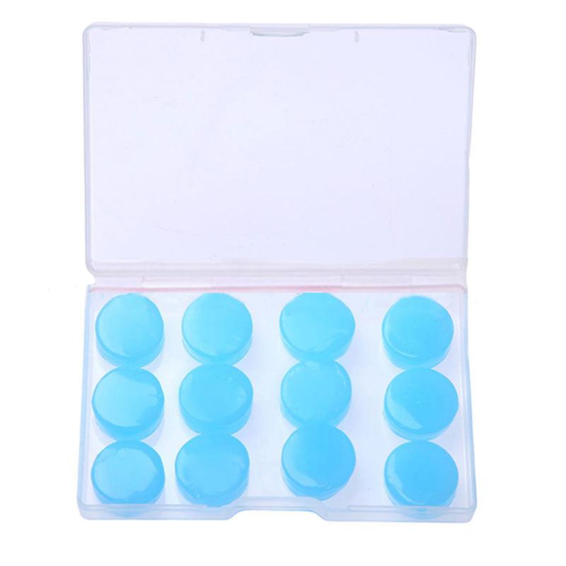 12Pcs Silicone Ear Plugs Noise Reduction Sleep Anti Canceling Sound Insulatizo