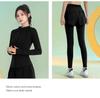 2025 Women's Slimming Morning Run Yoga Set - Long Sleeve Quick-Dry Fitness Outfit