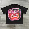 Y2K Summer Cartoon Graphic Printed Casual Round Neck T-shirt