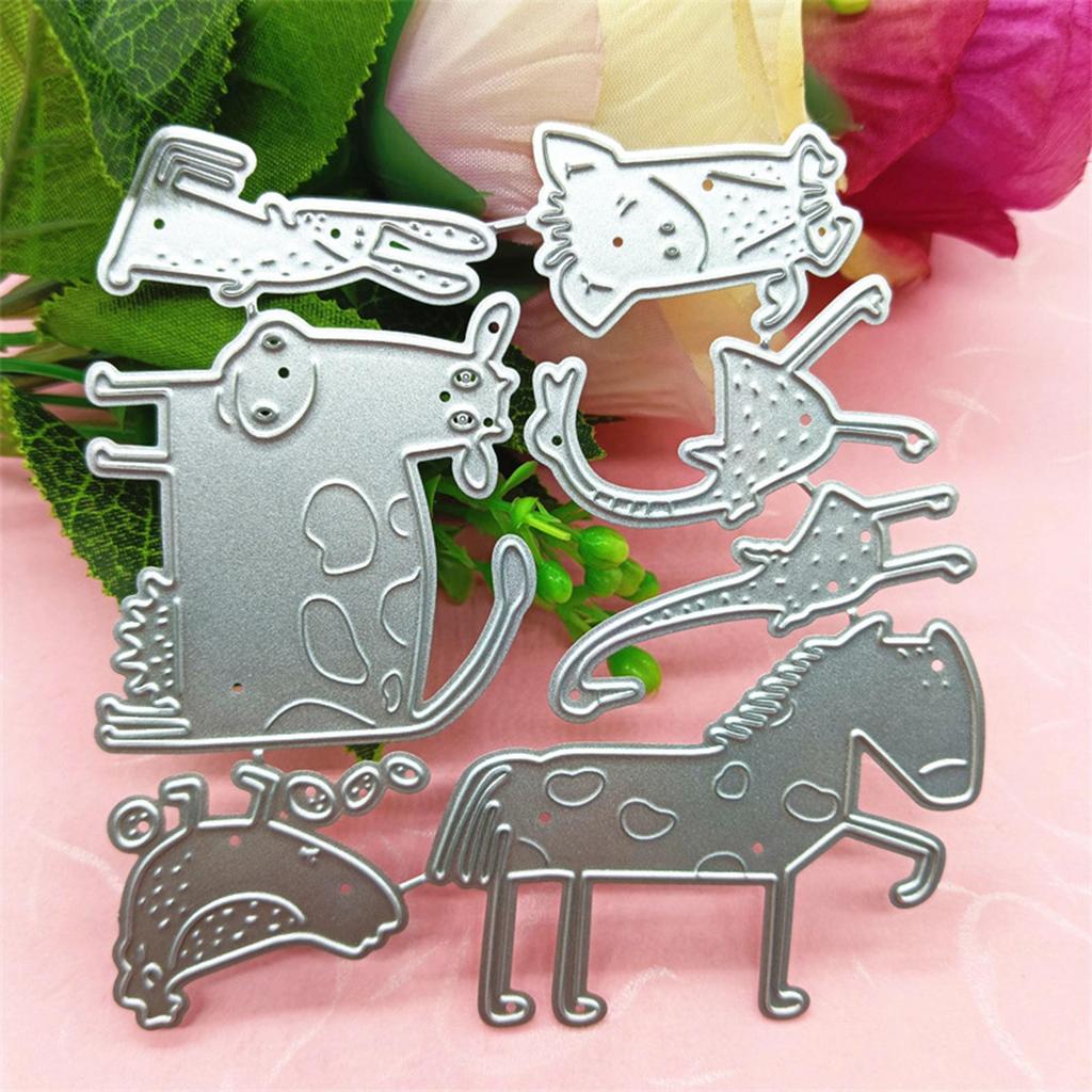 Animals Metal Cutting Dies Stencils for DIY Scrapbooking Decorative Embossing Paper Cards Template Decorative Die Cuts