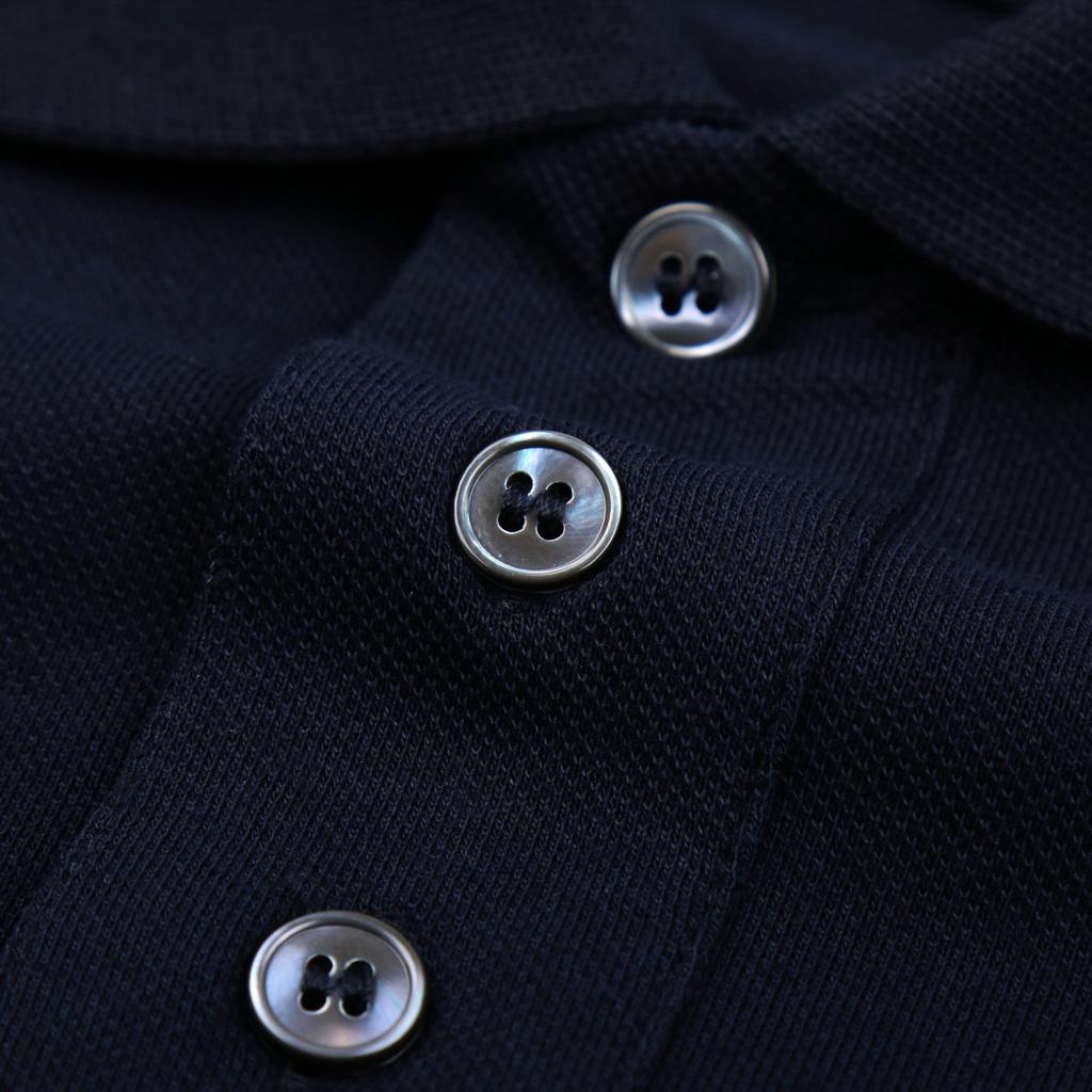EMPORIO ARMANI FW24 Polo Shirt Men's Navy Blue 8N1FQ0-1JTKZ-0920