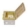 Concealed Floor Socket Brass Space Saving Flame Retardant Heat Resistant Universal Socket 250V