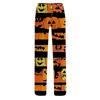 Women's Halloween Print Loose Fit Pajama Pants for Loungewear and Sleep