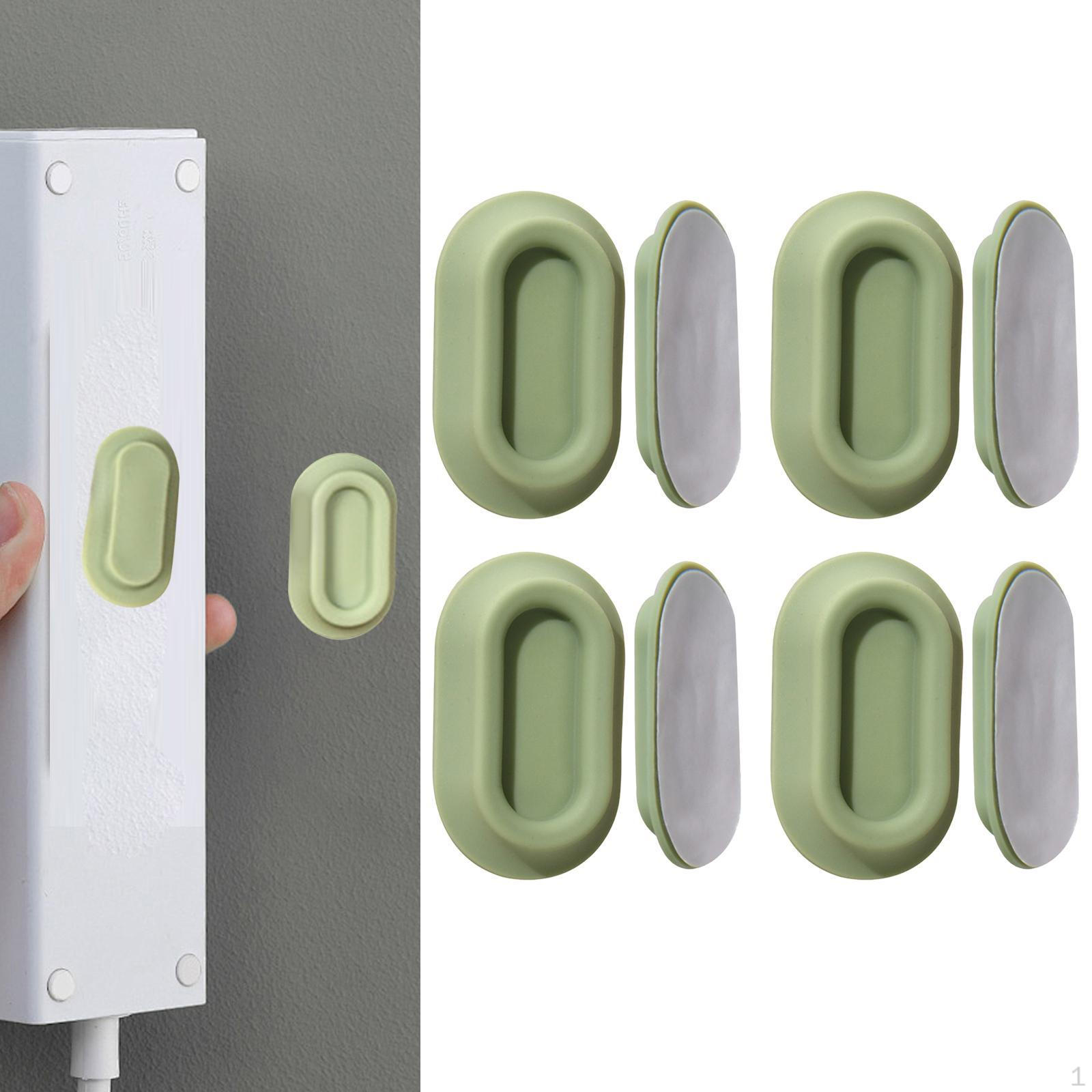 

4 Pieces Remote Holder, Wall Mounted Control Organizer Self Sticky зелений