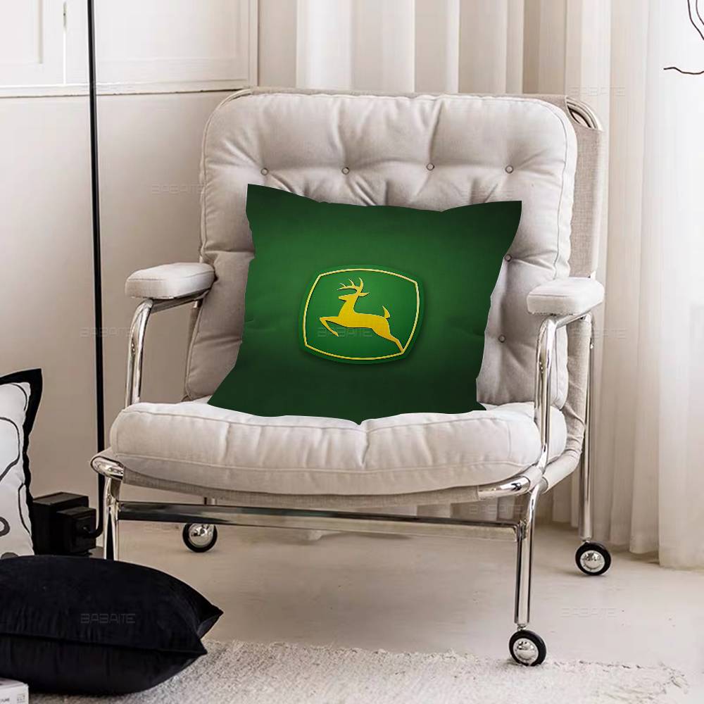 JJohnLogoDeeres Anime Cushion Cover Pillow Cover Decor Pillowcase Printed Cushion Case for Couch