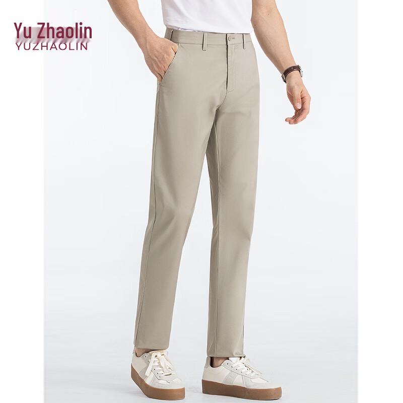 YUZHAOLIN Men s Summer Casual Straight-Leg Pants 33
