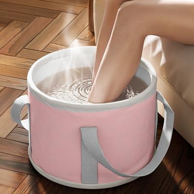Sac Portable pour Trempage des Pieds pour Immersion Profonde des Mollets, Bassine de Spa pour Pieds à Usage Domestique avec Isolation, Baignoire Pliable pour Trempage des Pieds pour Dortoir