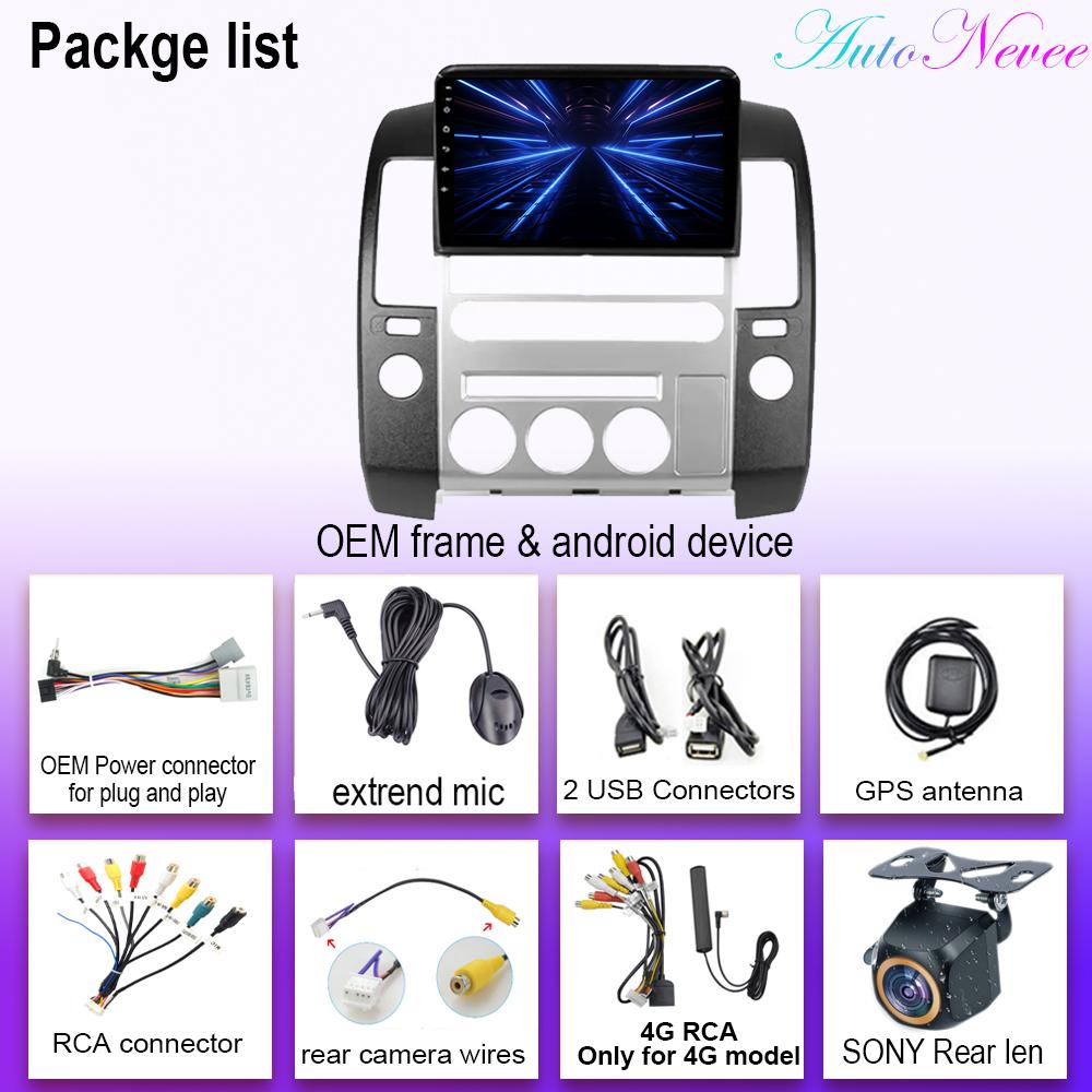 Car For Nissan Pathfinder R51 2004 - 2009 GPS Navigation Android Auto Screen Carplay 4G Wifi NO 2din DVD Multimedia Player HDR