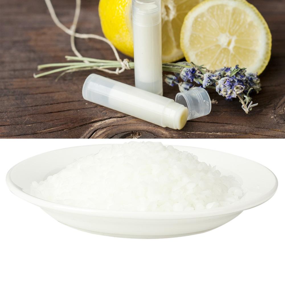 Natural White Beeswax DIY Lipstick Lip Balm Cosmetics Material No Odor Beeswax (500g)