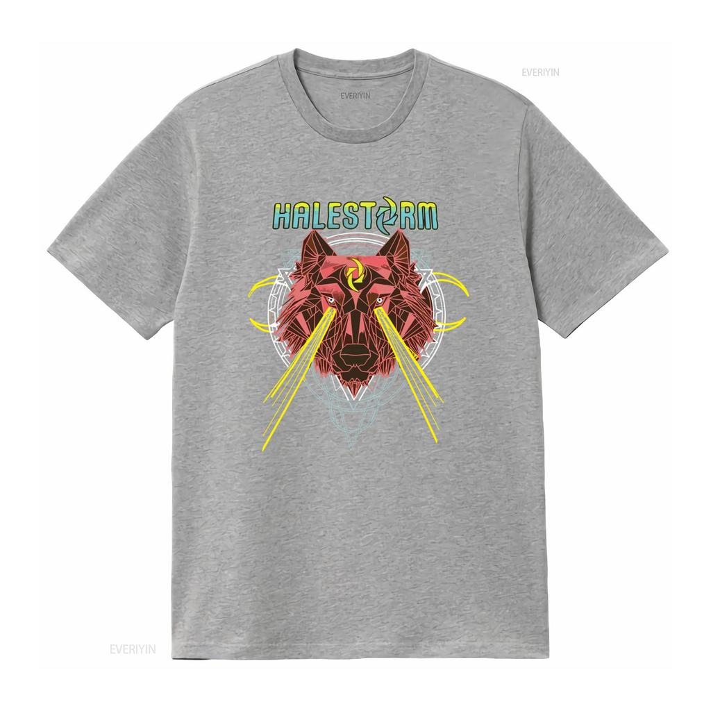 Halestorm Tour 2019 Rock Band Baumwolle Schwarzes T-Shirt Alle Größen Verfügbar Vintage Weich Lässig Stilvoll Grafik Atmungsaktiv