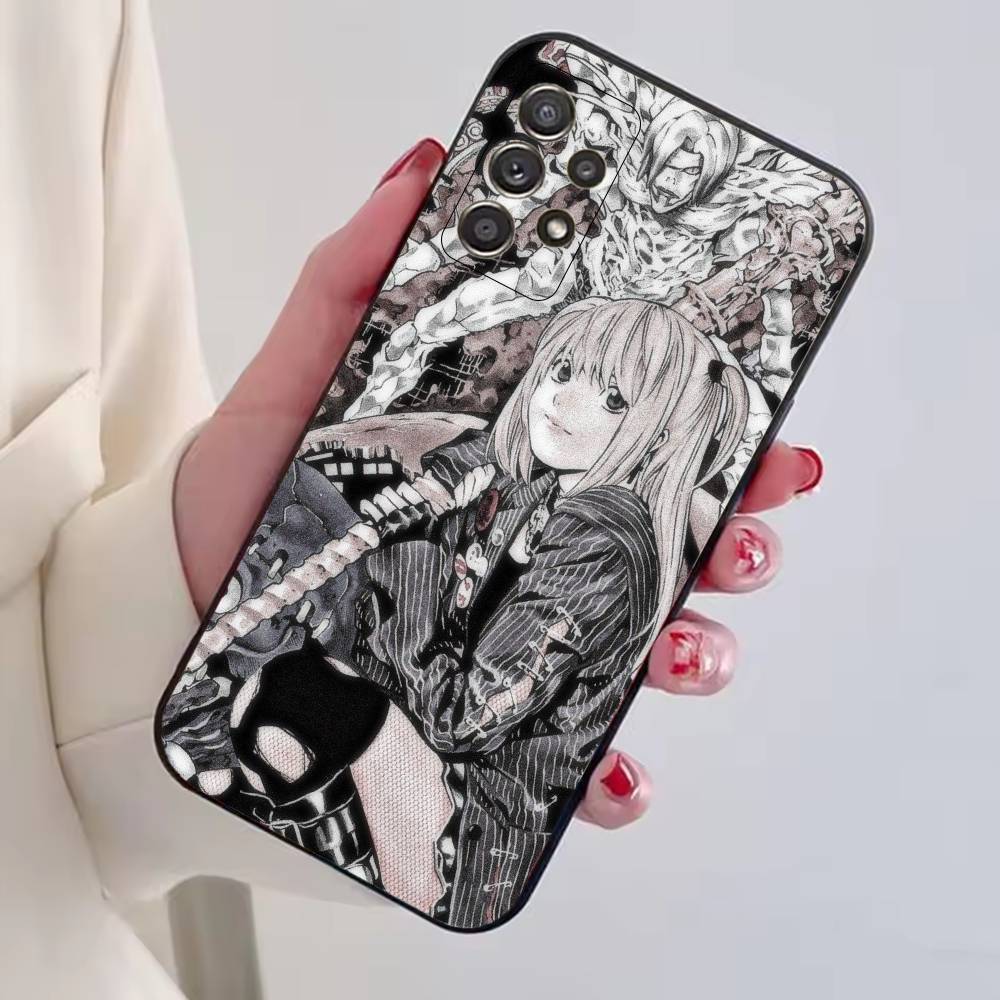 D-Death Note Amane Misa Handyhülle Schwarzes Silikon Weich Für Samsung S25,S24,S21,S22,S23,S30,Ultra,S20,Plus,Fe,Lite