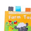 3D Animal Baby Car Toys Crinkle Paper Early Educational Interactive Cloth Book for 6 To 18
