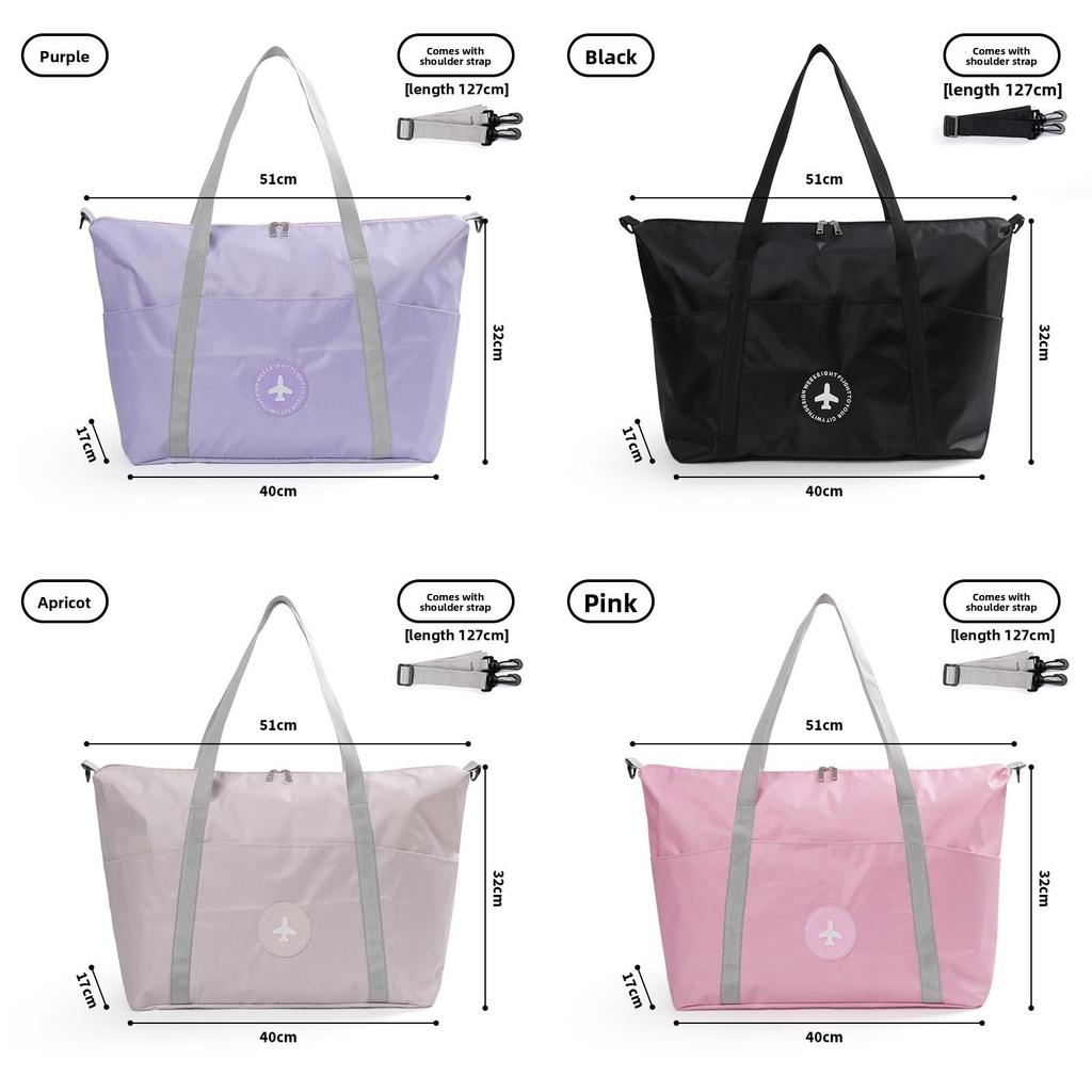 Travel Bag Large Capacity For Women With Foldable Design And Multipurpose Storage For Short Trips