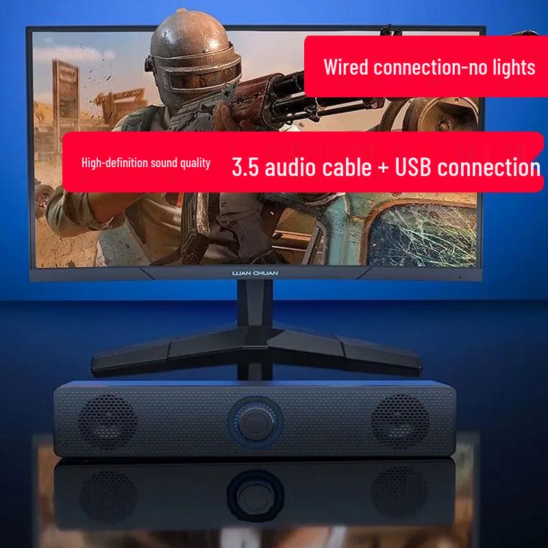 

Проводные/Bluetooth колонки двойного назначения для настольного компьютера, дома и ноутбука