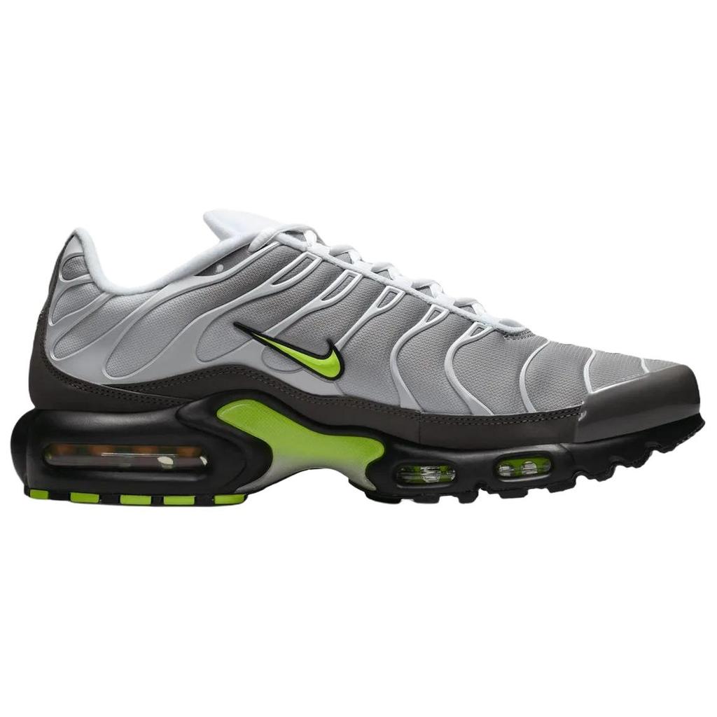 Nike Air Max Plus White Pearl Grey Neon Men Sneakers Yellow Black Neon-Yellow IQ0288-100