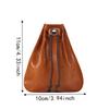 Mini-Münzbörse Echte Leder Mini-Geldbörse Hängebeutel Retro-Tasche Für Münzen