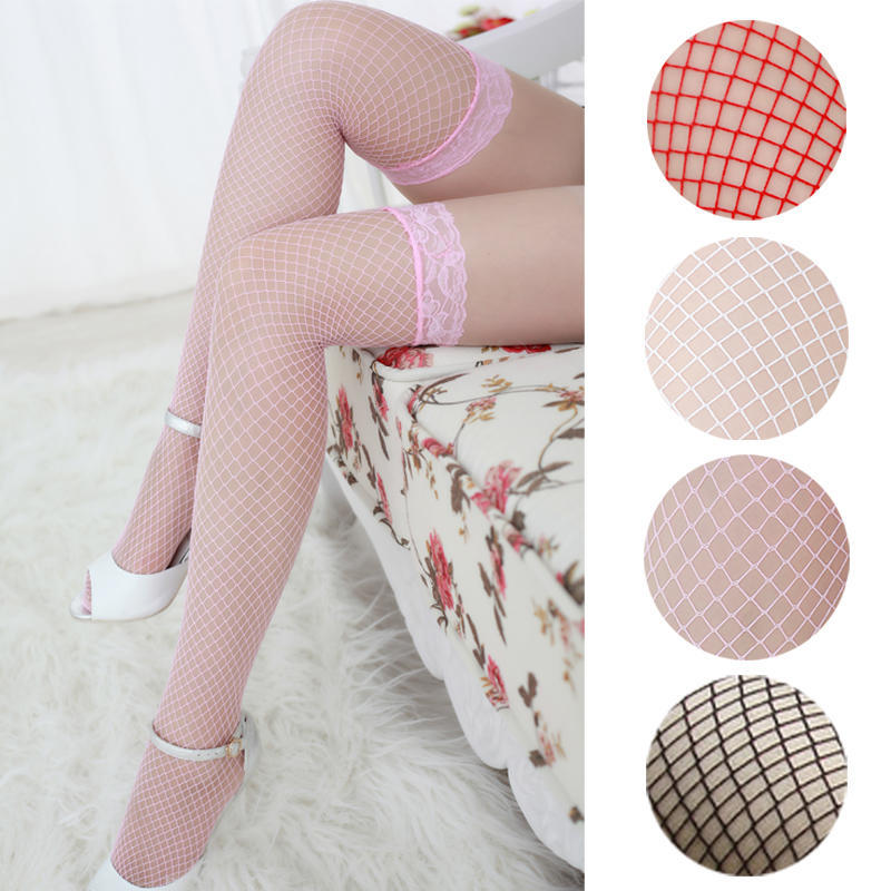 

TRENDCLOTH Мода Сексуальная белья Женщина Дамы Кружева Fishnet Бедро Высокие чулки