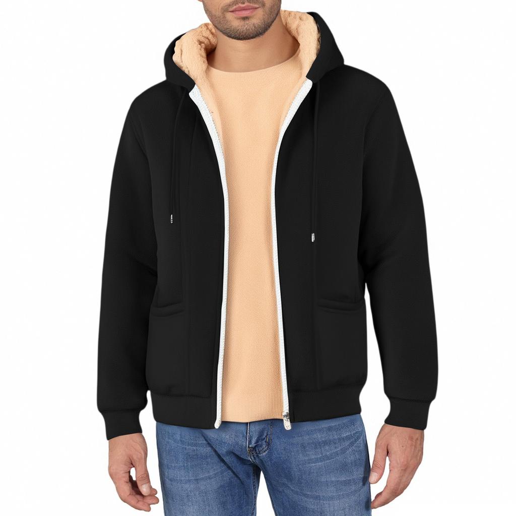Men's Casual Oversized Sports Hybrid Cardigan Zipper Jacket