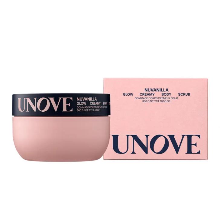 UNOVE Glow Creamy Body Scrub 300g Nuv Vanilla All-in-One Body Care 1 ea