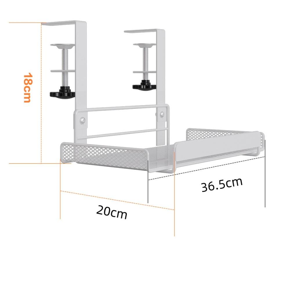 No Drill Cable Management Tray Steel Desk Wire Management New Cable Organizers