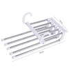 Multi-Layer Pants Hanger Hook Stainless Steel Hook Foldable Space Saving Organizer Wardrobe Storage Trousers Hooks Home Supplies