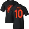 James 10 Styl dresu - Kolumbie Fotbalový pohár Fanouškovské tričko pro mládež Unisex