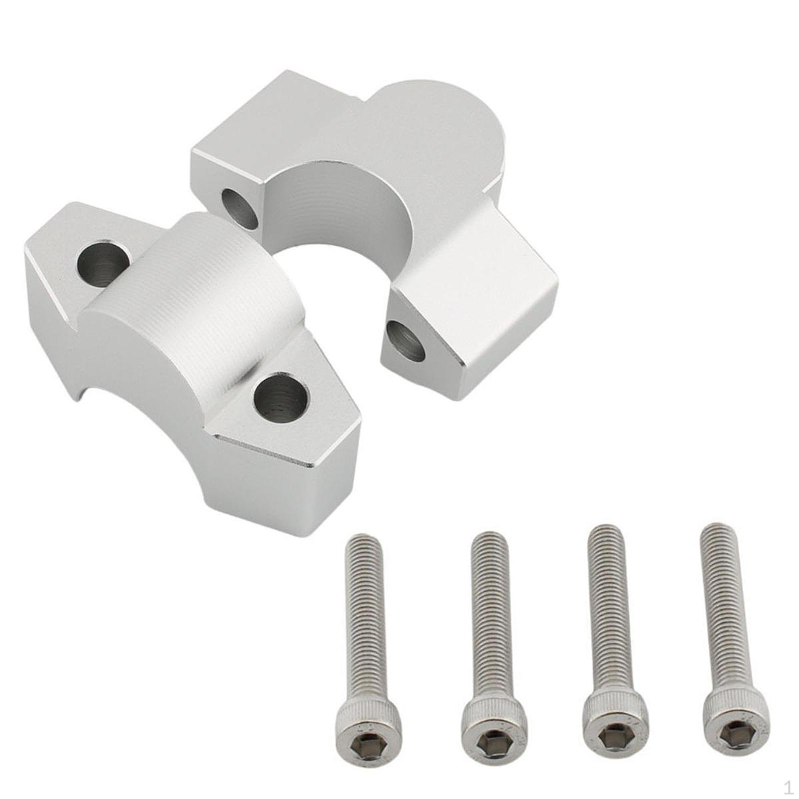 

Подъемники руля мотоцикла напрямую заменяют алюминиевый сплав высотой 1 дюйм зажим руля для 150 серебряный