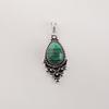 Malachite Gemstone 925 Sterling Silver Handcrafted Pretty Pendant 1.5" For Gift PP-70-29