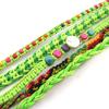 Les Trésors De Lily [N6339] - Green 'Kilimanjaro' Ethnic Bracelet (5 Rows)