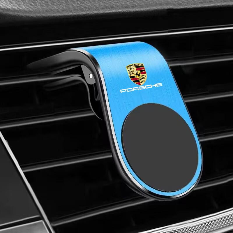 Metall-Magnet-Handyhalterung GPS-Halterung Lüftungsklemme Halter für Porsche Cayenne Macan Panamera 918 911 Innenzubehör