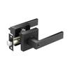 Aluminum Alloy Three-Bar Door Lock Modern Style Square Three-pole Handle Lock Furniture Hardware with Keys