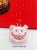 Adorable Plush Animal Bag Charm with Squeaker