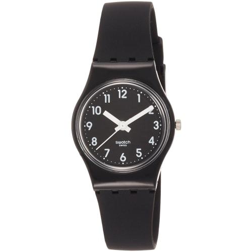 Swatch LADY BLACK SINGLE LB170E Watch, Black