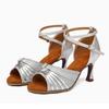 Women's Girls Latin Dance Shoes Ballroom Tango Salsa Party Shoes for Ladies High Heel 7CM