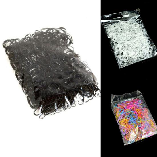 Women Girl Small Rubber Elastic Braiding Hair Band Ponytail Holder Hair Ropes