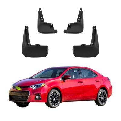 4PCS Car Mud Flaps Splash Guards Mudguards Car Mud Flaps Compatible with Toyota Corolla/Altis E170 2014 2015 2016 2017 2018