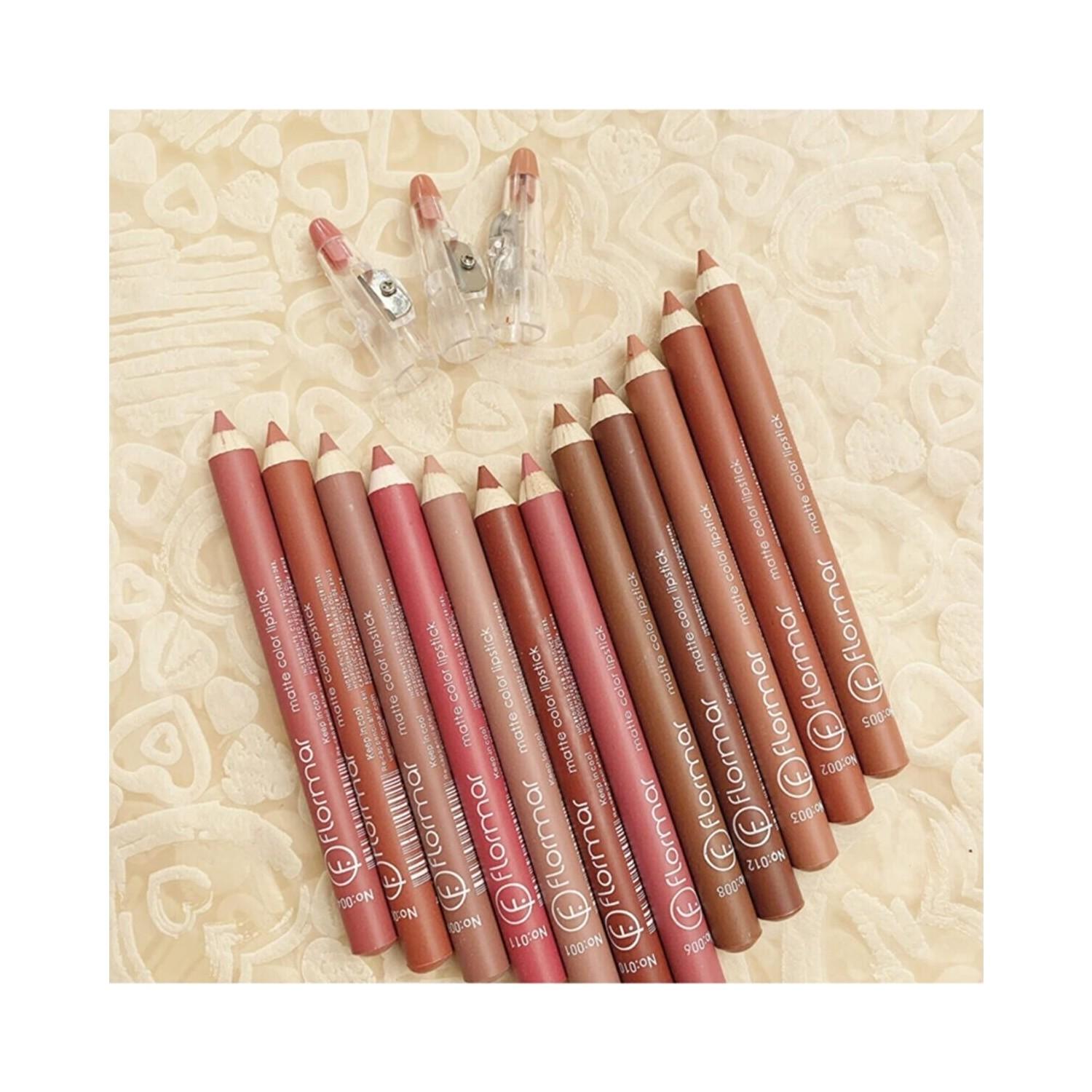 

Подводка для губ Matte Color Lipstick Jumbo Thick Pencil Lipstick Waterproof Set of 12