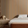 VEVOR Wood Slat Acoustic Panels, 7.9 X 94.5 Inch, MDF Accent Wooden Wall Panels for Modern Interior Wall Decor