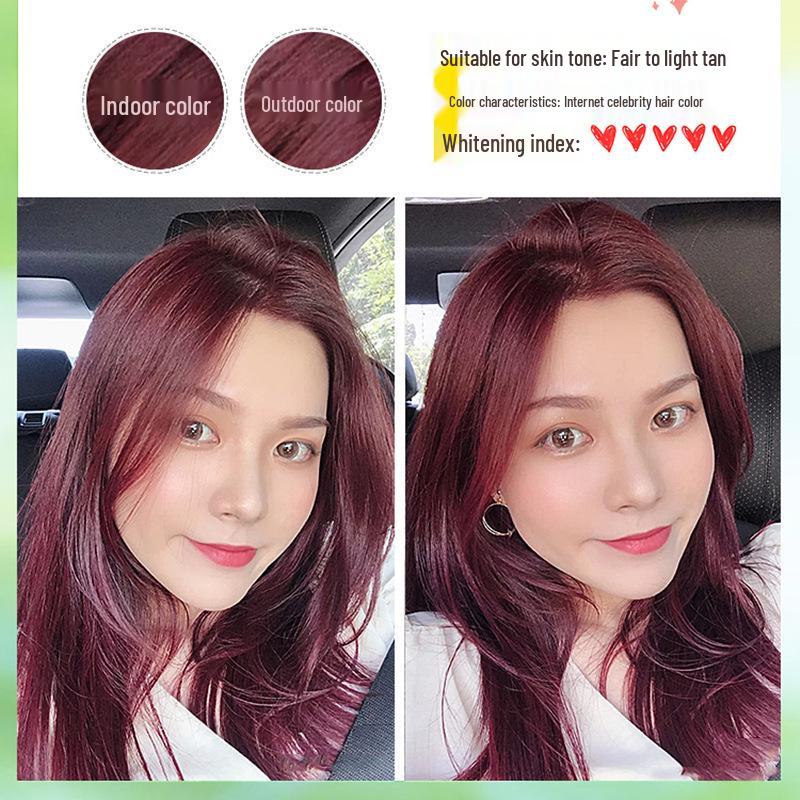 2026 Hair Dye Cream: Gray-Brown Linen, Black Tea Color, with Hair Care Benefits