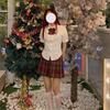 Pure Desire JK Uniform: Women's Slim-Fit Short Sleeve Shirt & Plaid Skirt Two-Piece Set