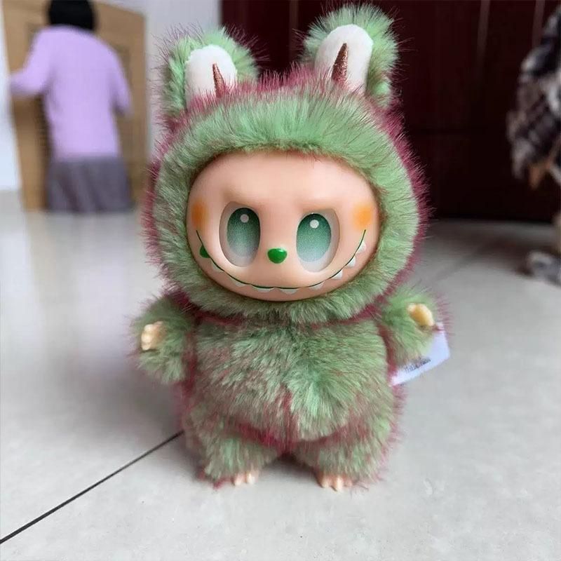 Cute and Adorable Vinyl Three-generation Labubu Plush Toy Doll, Macaron-colored Labubu Doll