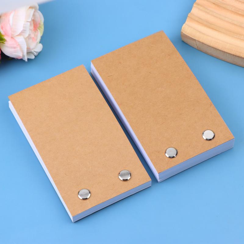 Kit Flip Book Vuoto Con 60/100 Fogli Carta per Animazione Viti per Rilegatura Flipbook Per Tavolo Luminoso a LED Disegno Schizzi