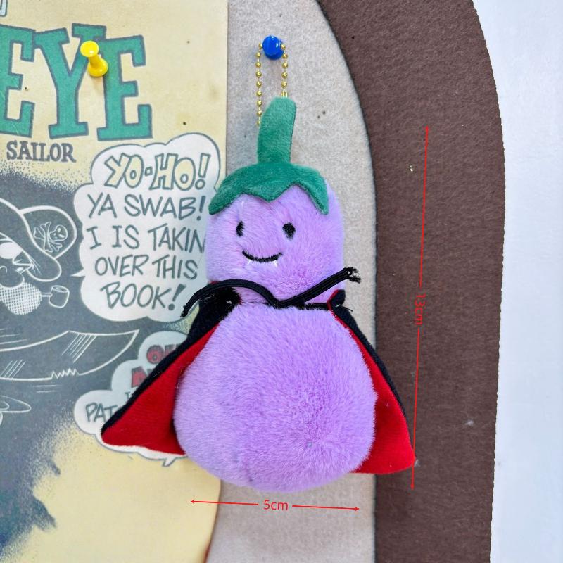 

1 шт. Успокаивающая кукла для сна, подвеска, милый фруктовый плюшевый брелок, игрушка, сидящая желтая кукла-ананас, фруктовый декор, подарок питомцу, для женщин A2