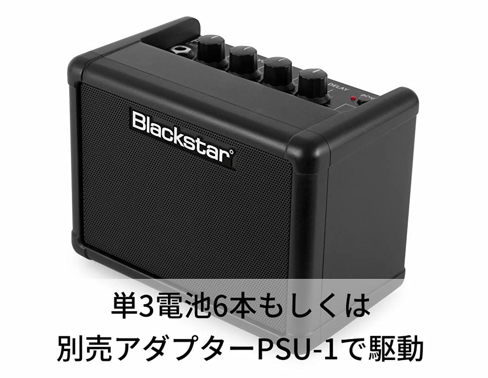 Blackstar FLY3 Compact Guitar Amplifier, Ideal for Home Practice, Powered by Portable Speakers