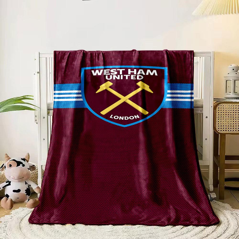 West Ham United Blanket Design print blanket soft and cozy perfect for the living room bed sofa or a nap,gift